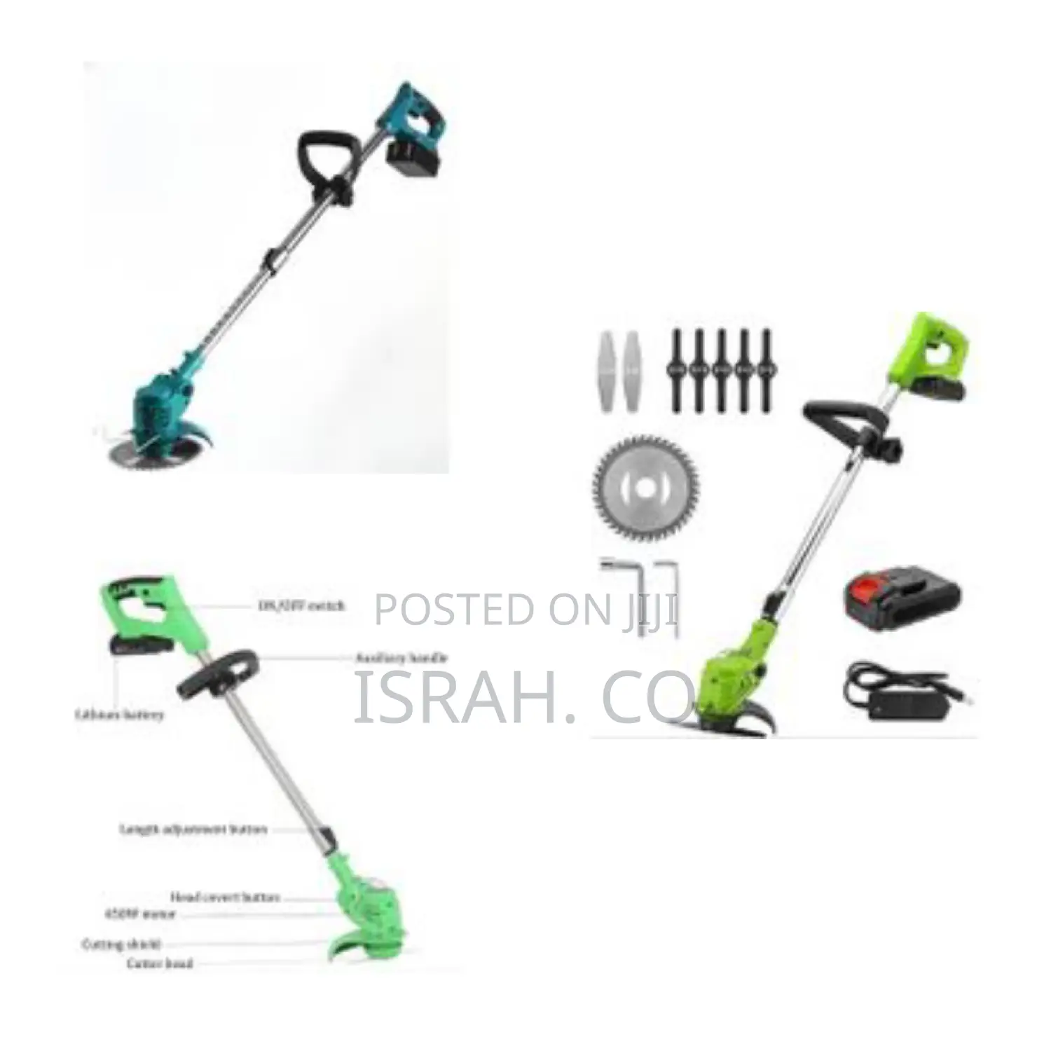 48v 25ah Lithium-Ion Electric Grass Cutter Mower