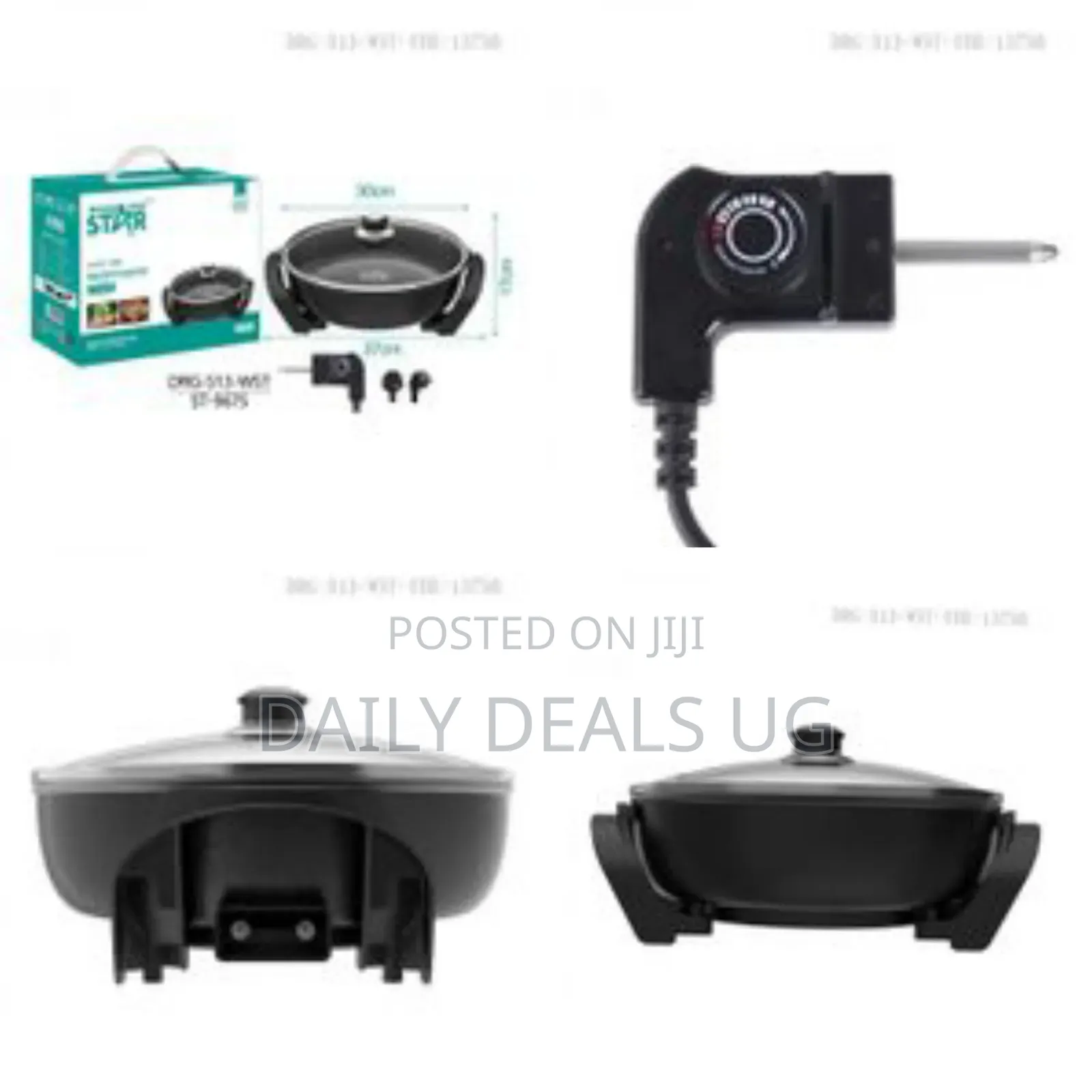 Winningstar 10l Electric Frying Pan Frying Pan Smokeless Non-Stick