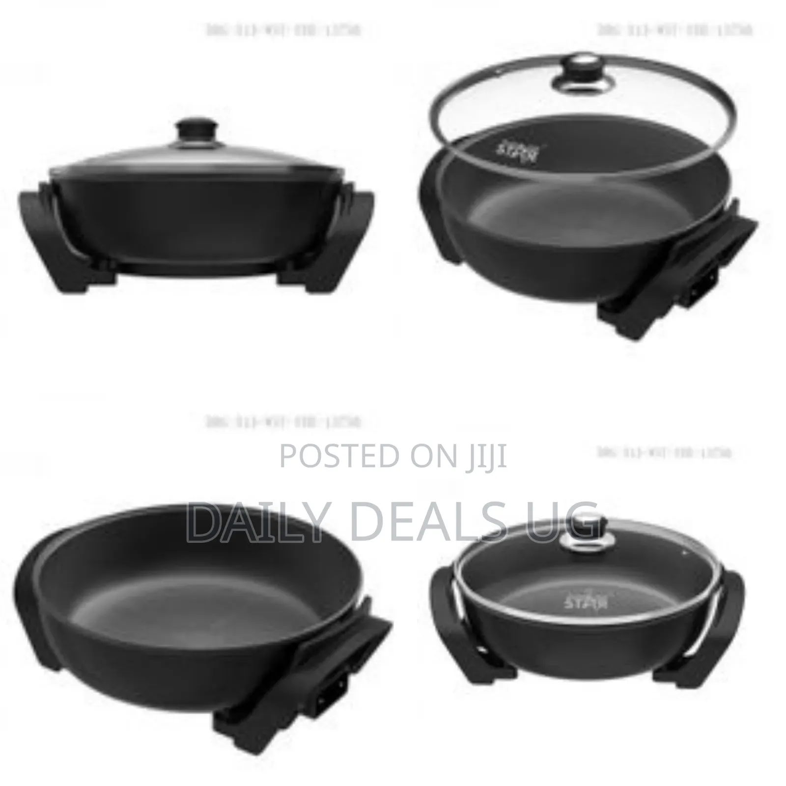 Winningstar 10l Electric Frying Pan Frying Pan Smokeless Non-Stick
