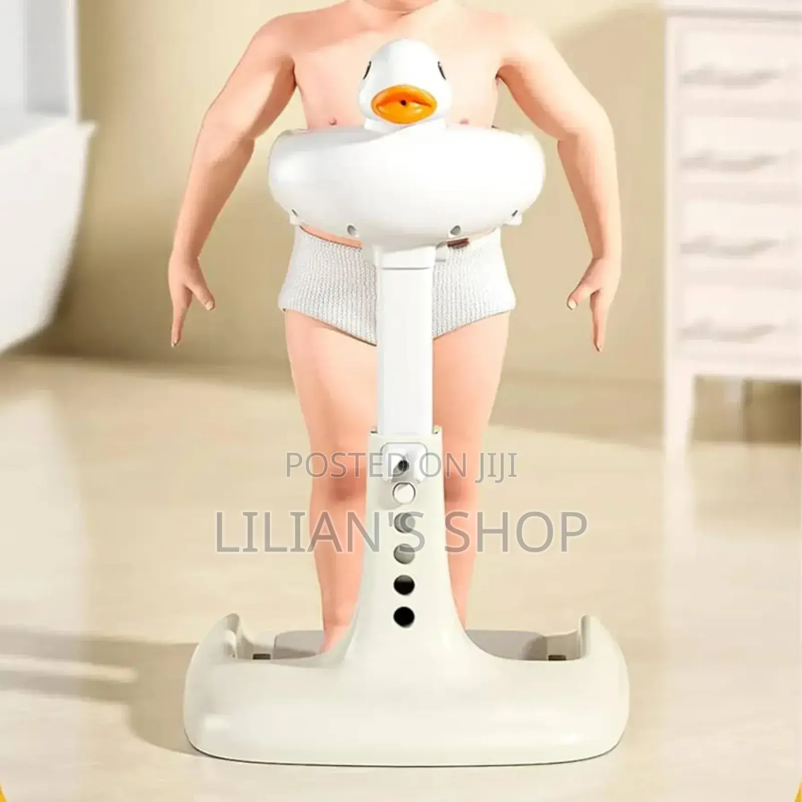 Adjustable Height Baby Shower Stand With Anti-Slip Base