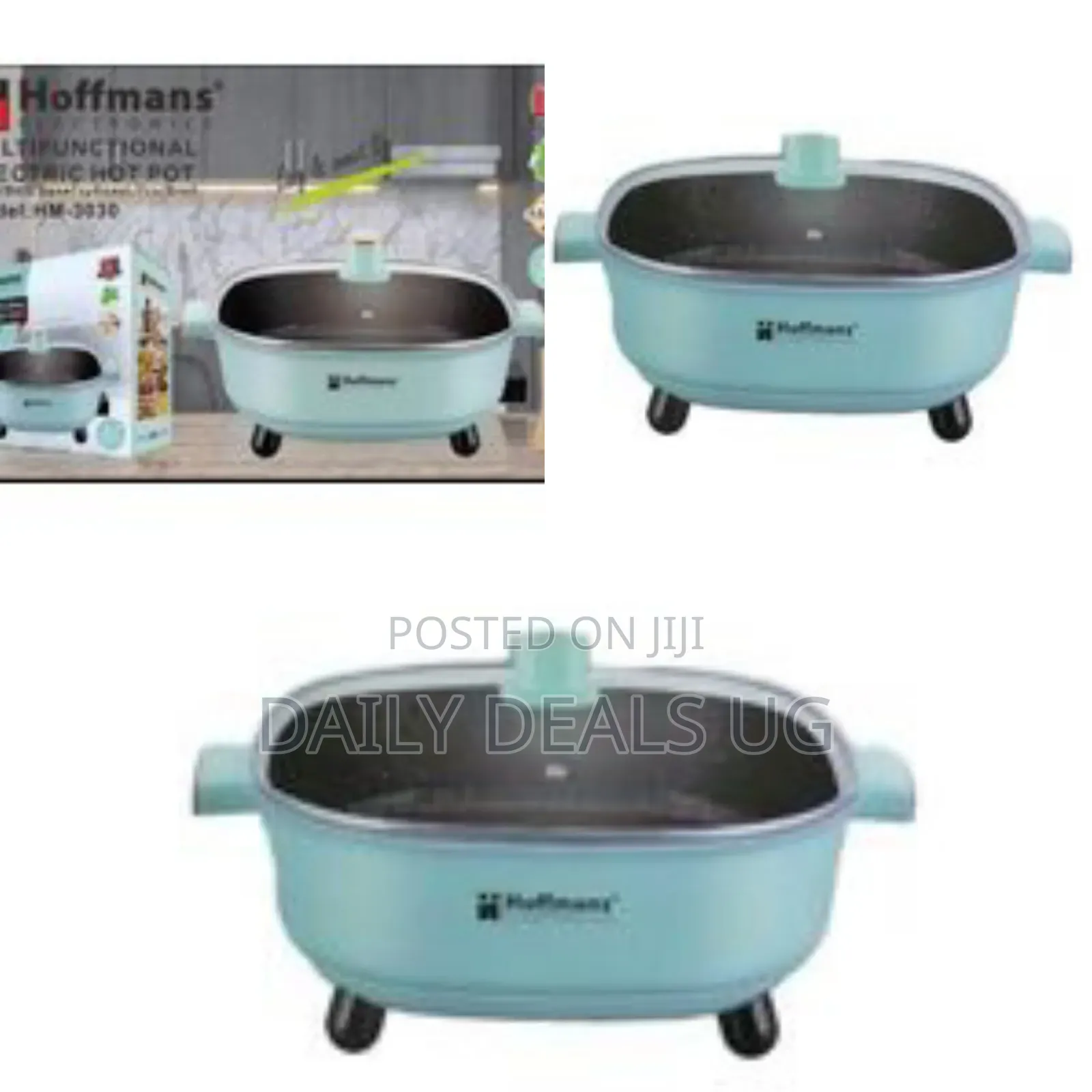 Hoffmans 6 Litre Ceramic Nonstick Electric Skillet