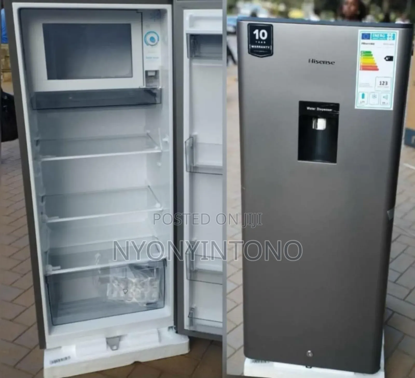 Hisense 229litres Single Door Fridge With External Water Dispenser