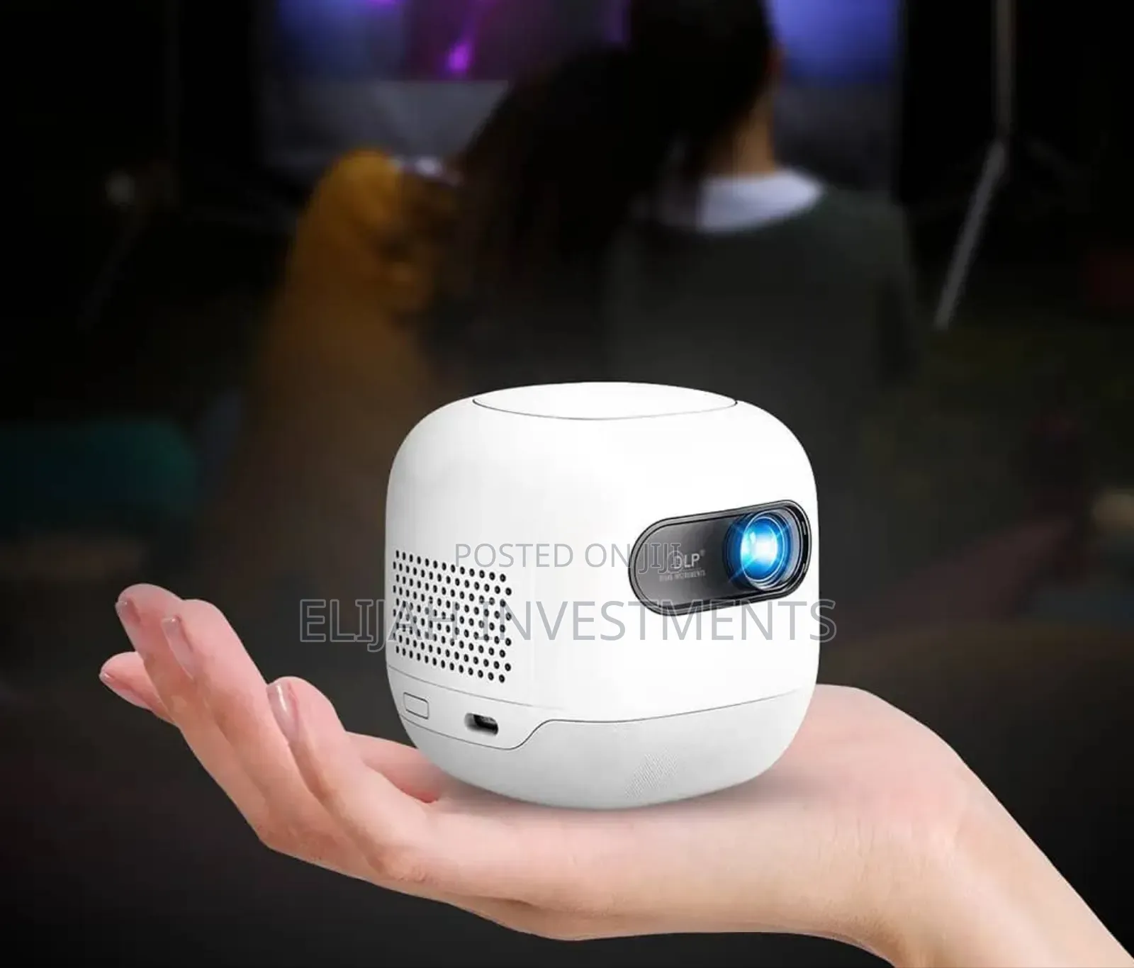 Powerology Palm Size Portable Hd Projector