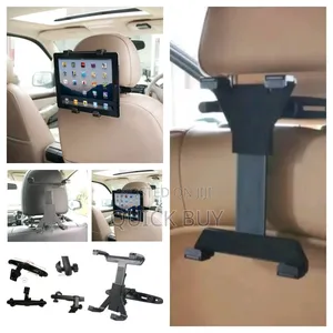 Back Seat Headrest Holder For All Tablets Universal Fits 6" To 12"