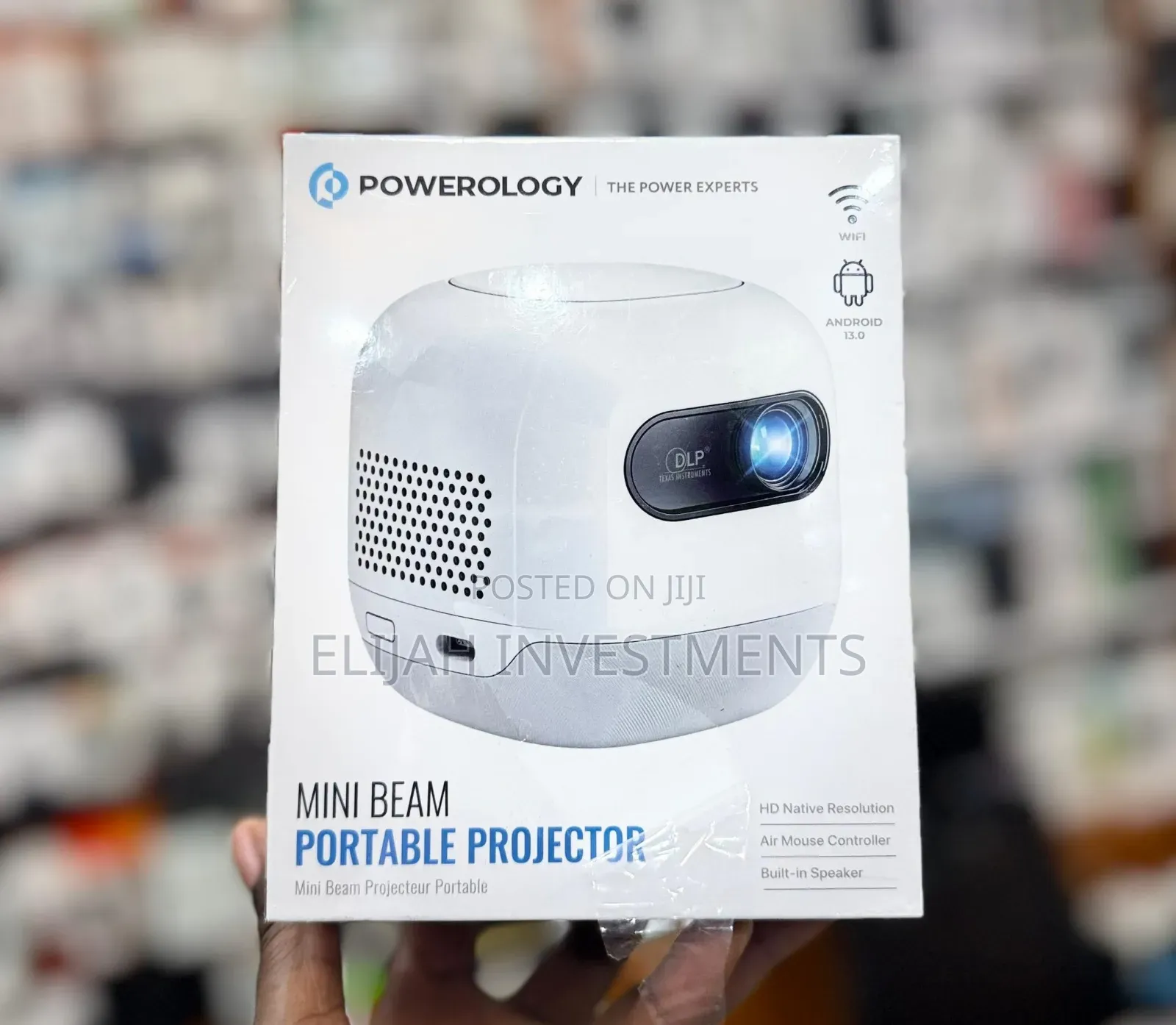Powerology Palm Size Portable Hd Projector