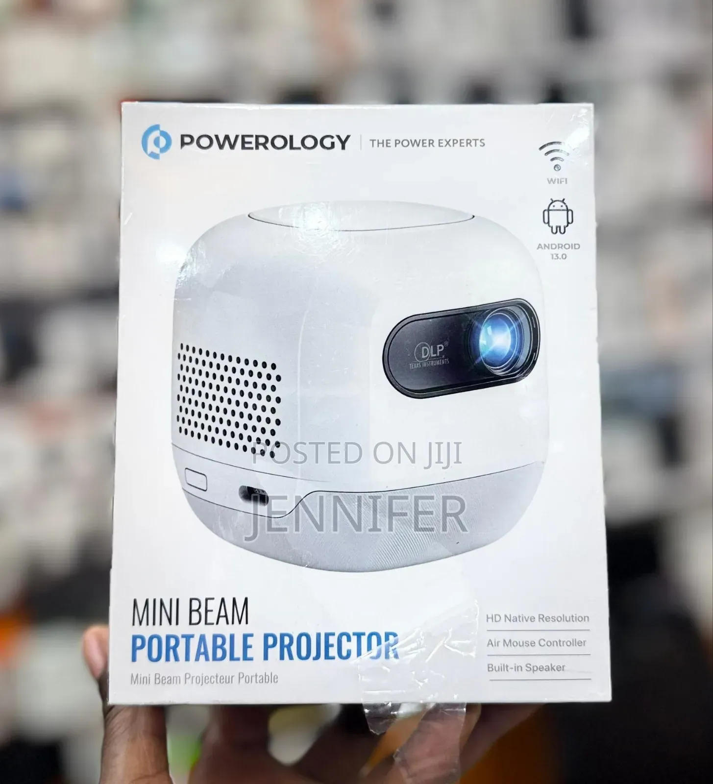 Powerology Palm Size Portable Hd Projector