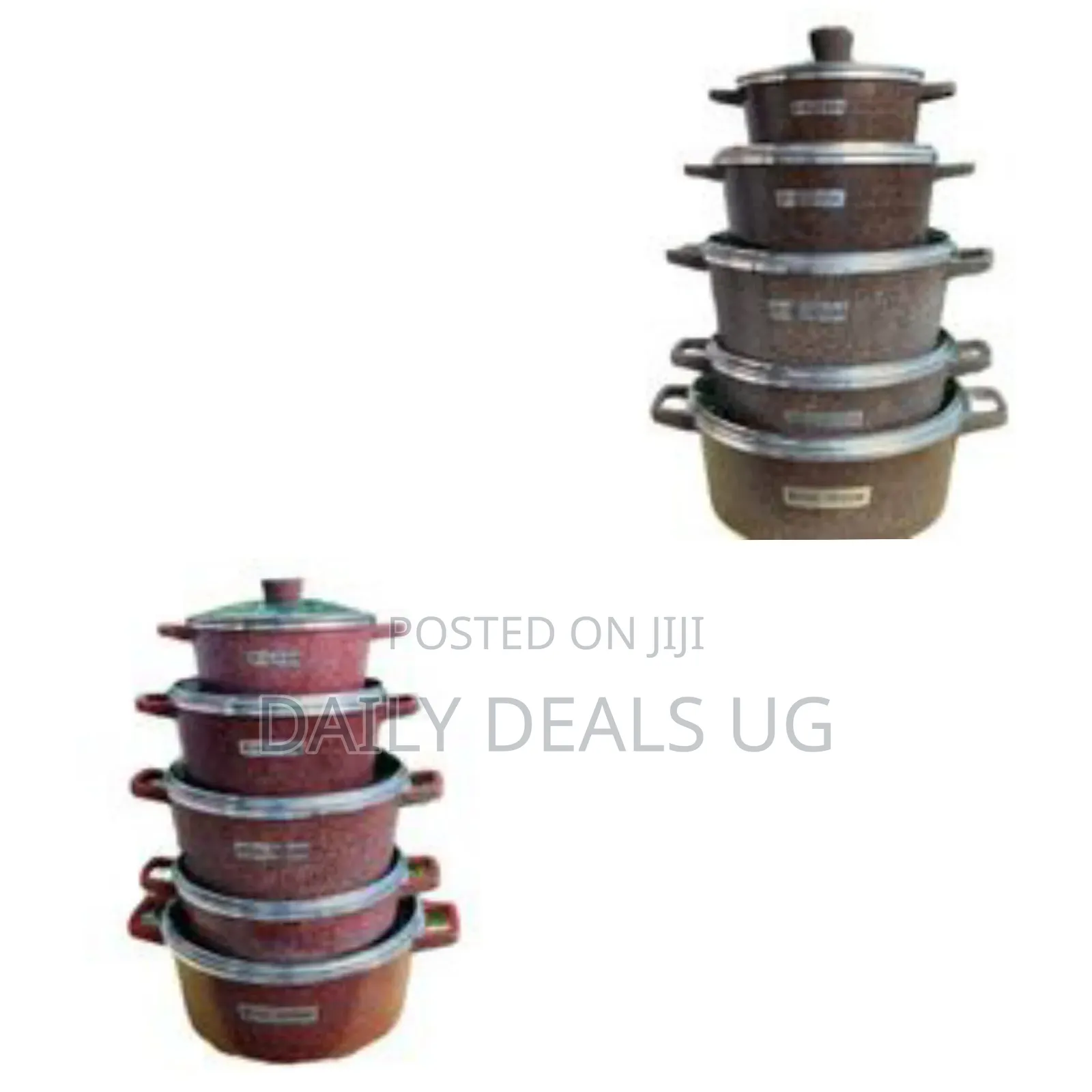 Dissini Italy 10 Piece Non-Stick Serving Dishes Saucepans Cookware