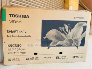 65 Toshiba Smart Uhd Digital Flat Screen Flameless.