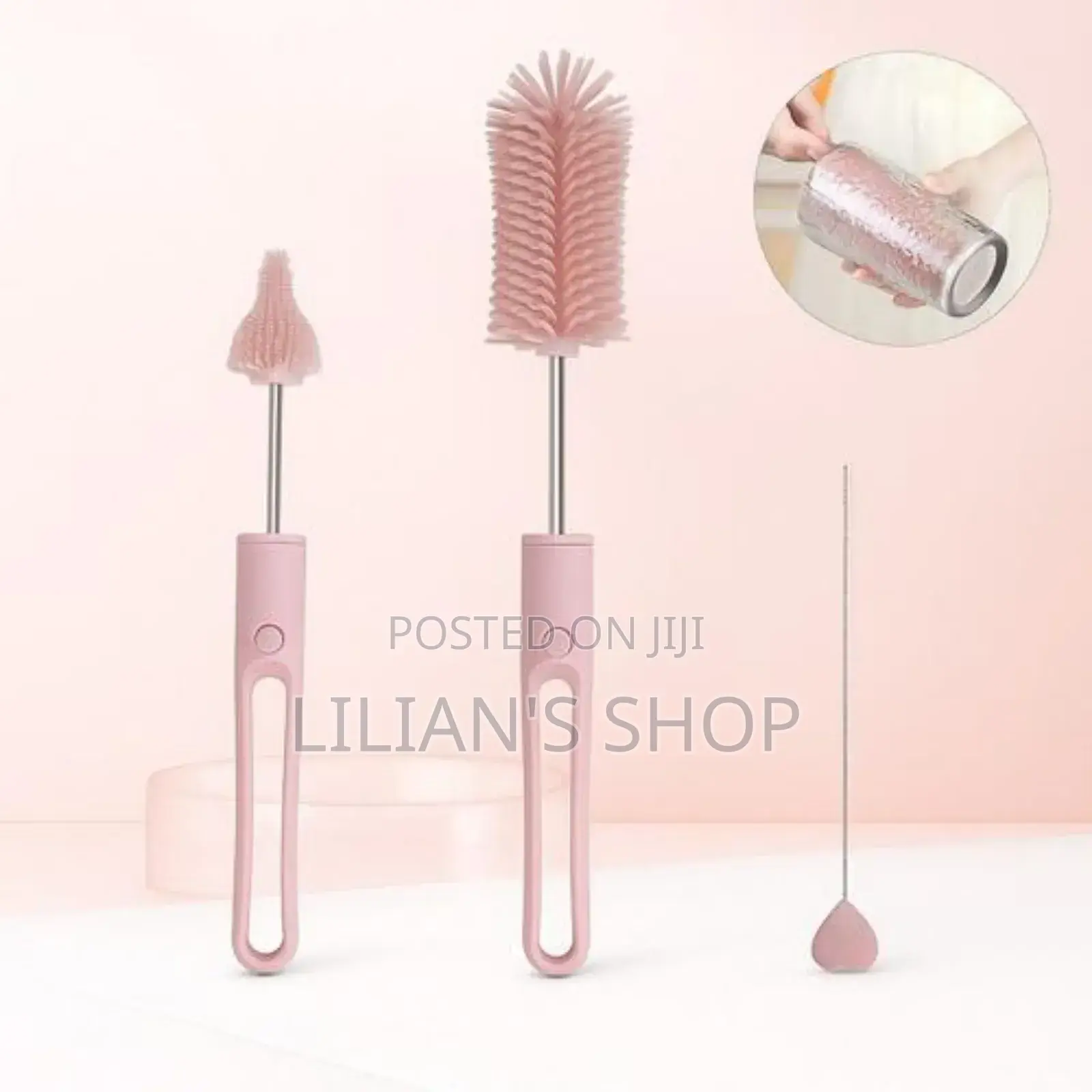 Silicone Bottle Brush Set