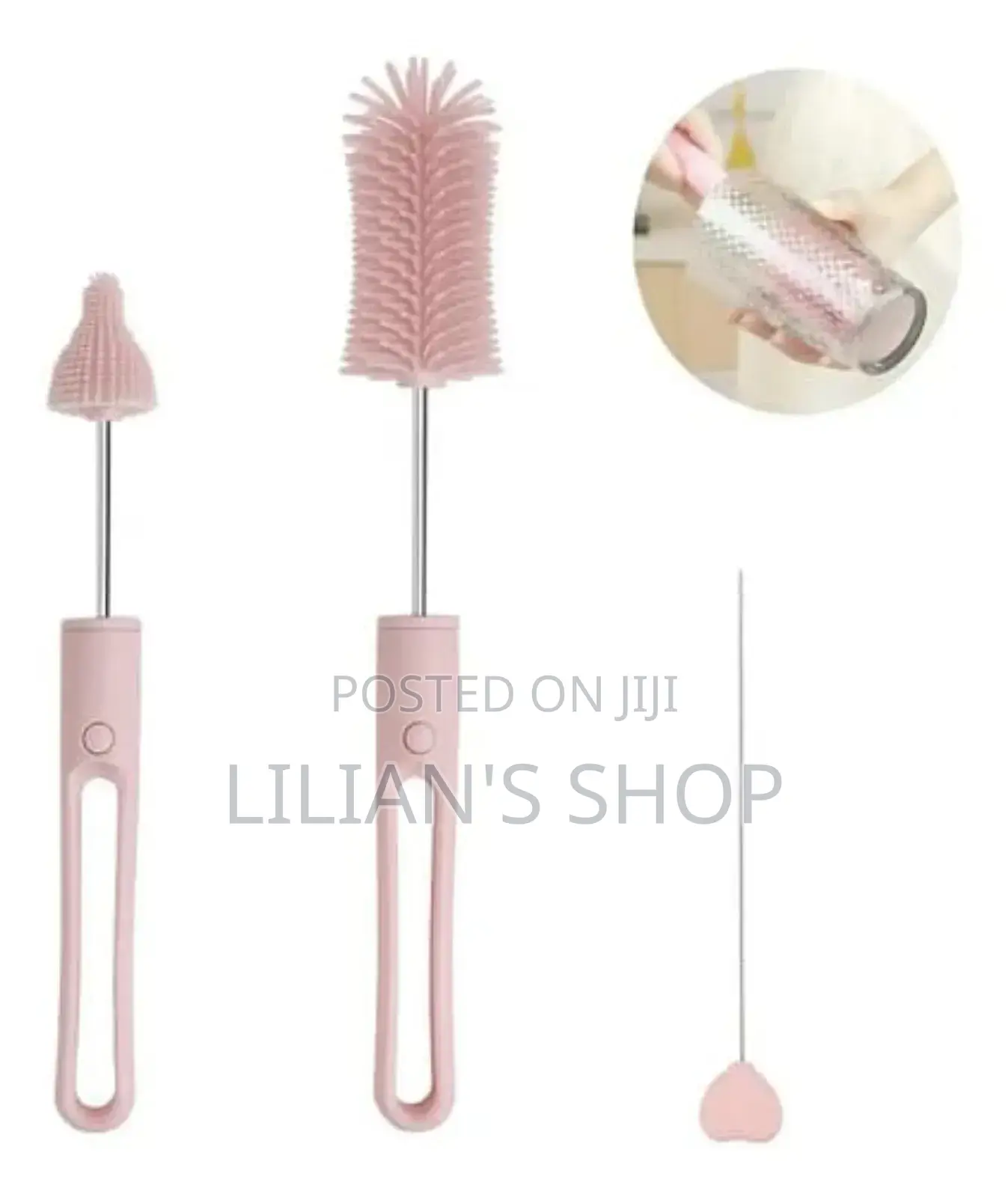 Silicone Bottle Brush Set