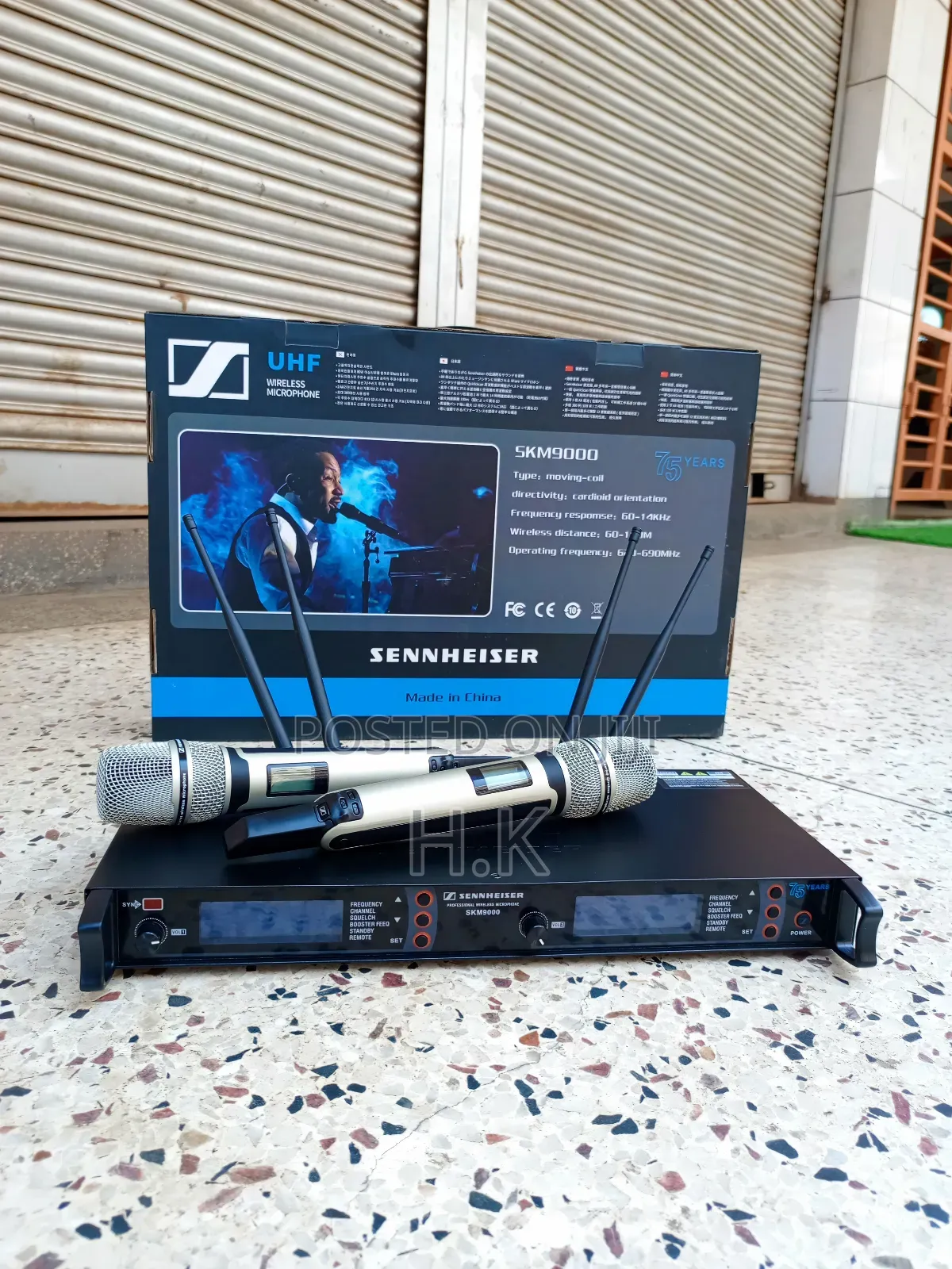 Uhf Professional Wireless Microphone System for Sennheiser Skm9000