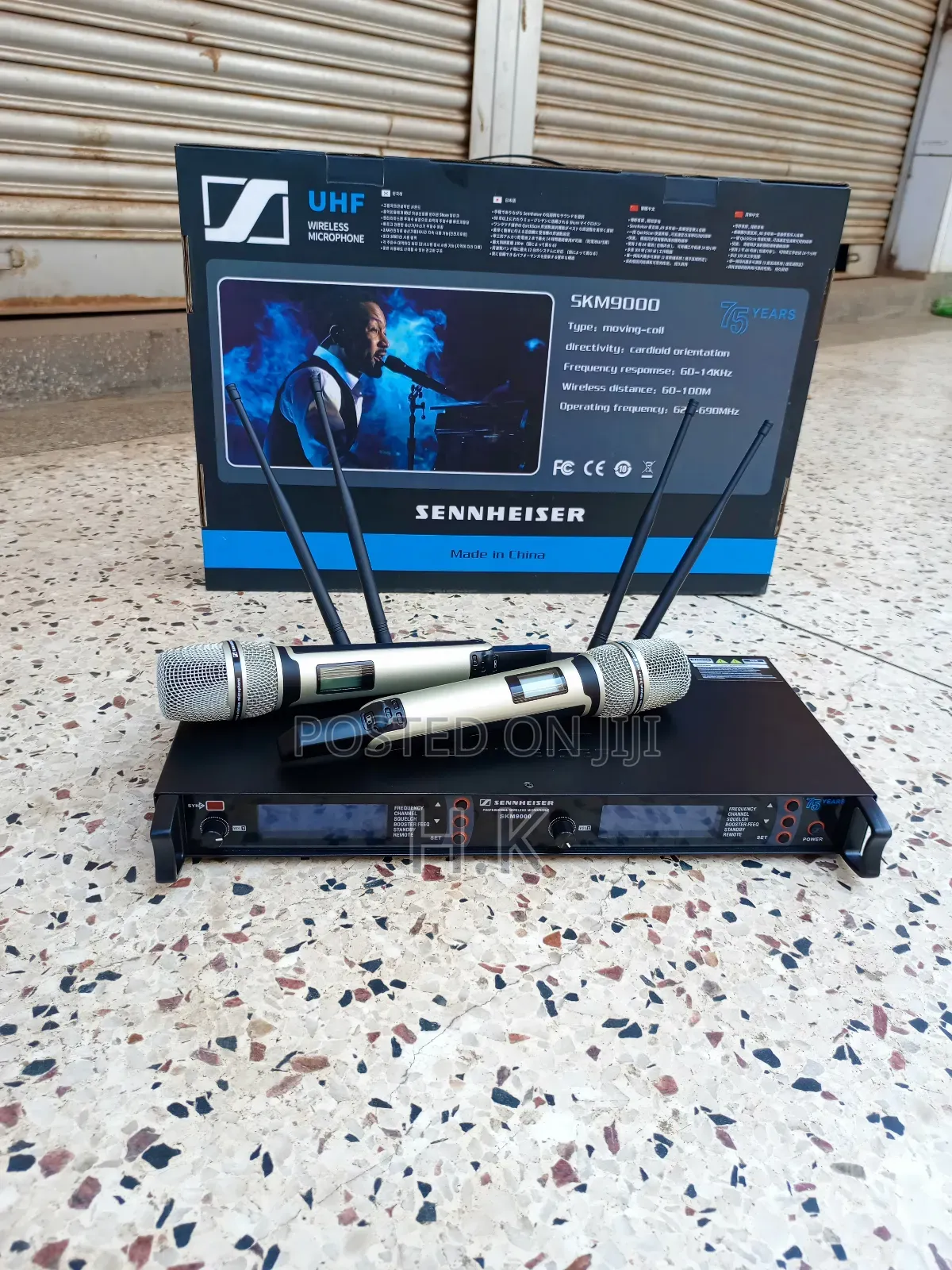 Uhf Professional Wireless Microphone System for Sennheiser Skm9000