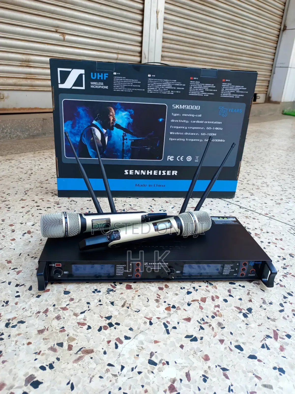 Uhf Professional Wireless Microphone System for Sennheiser Skm9000