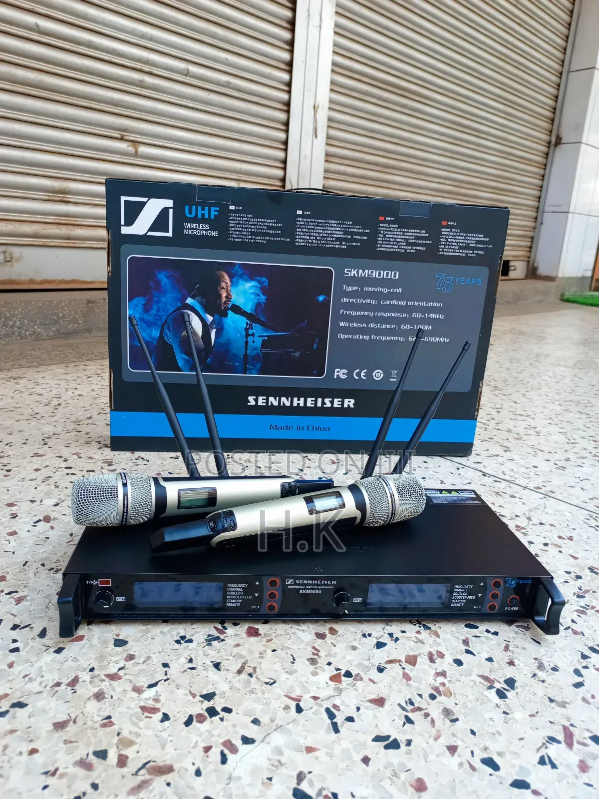 Uhf Professional Wireless Microphone System for Sennheiser Skm9000