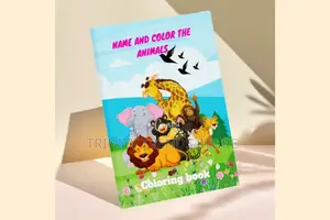 Name And Color Animals Coloring Book