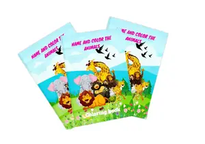 Name And Color Animals Coloring Book