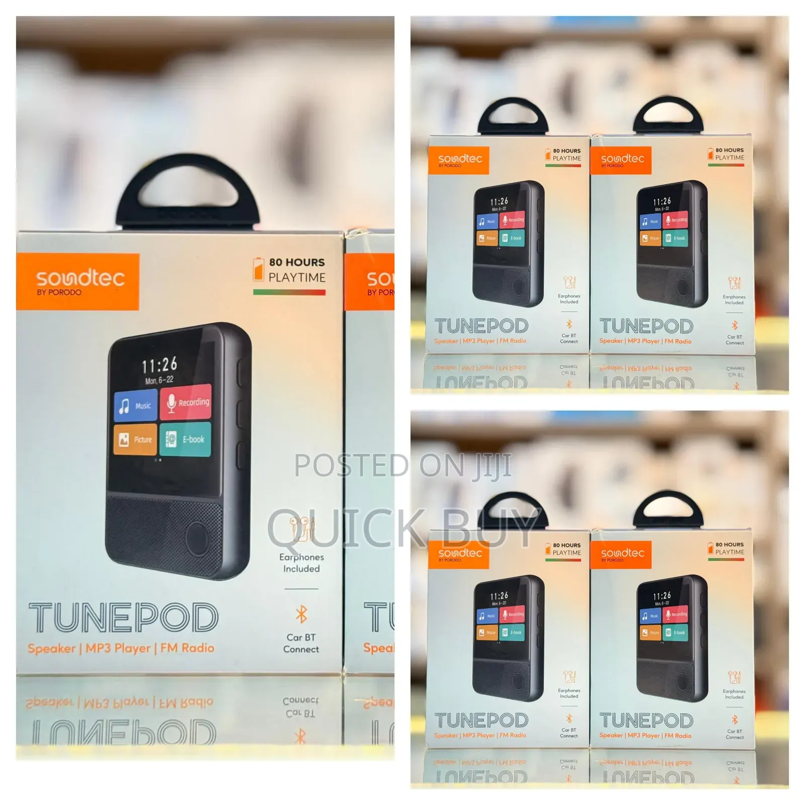 Porodo Soundtec Tune Pod Multimedia Player