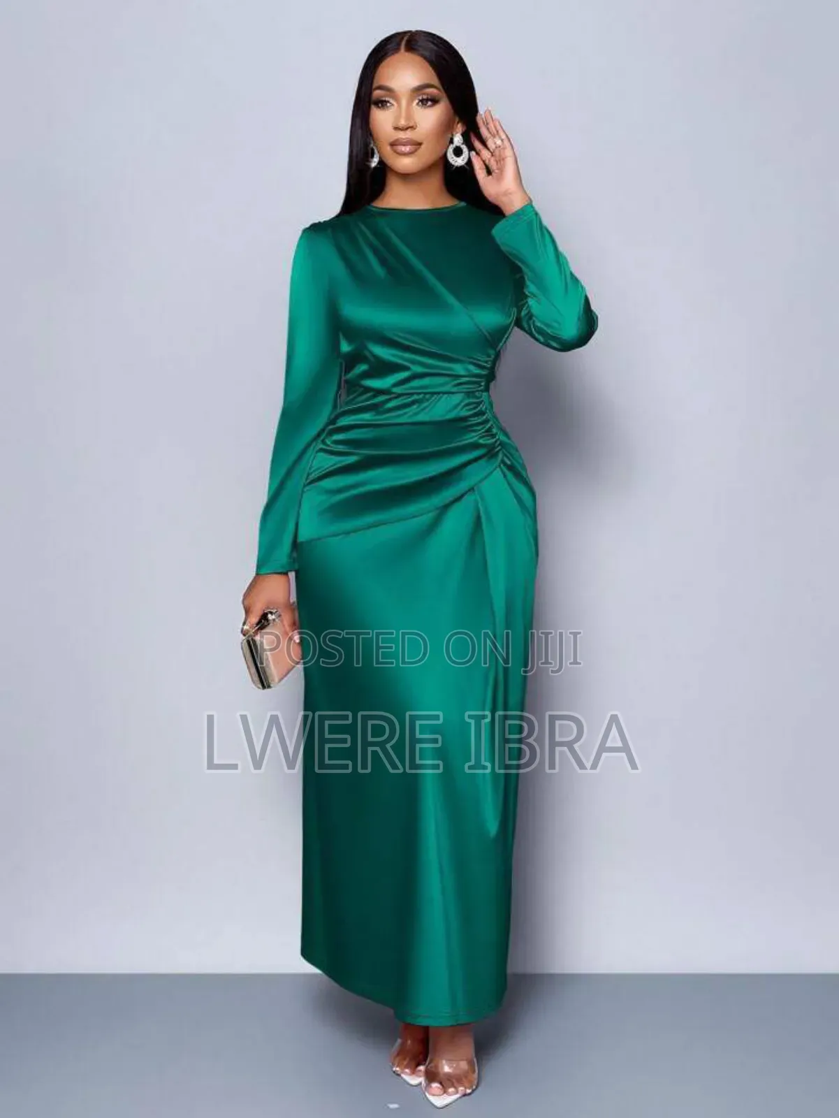Green Long Party Dresses