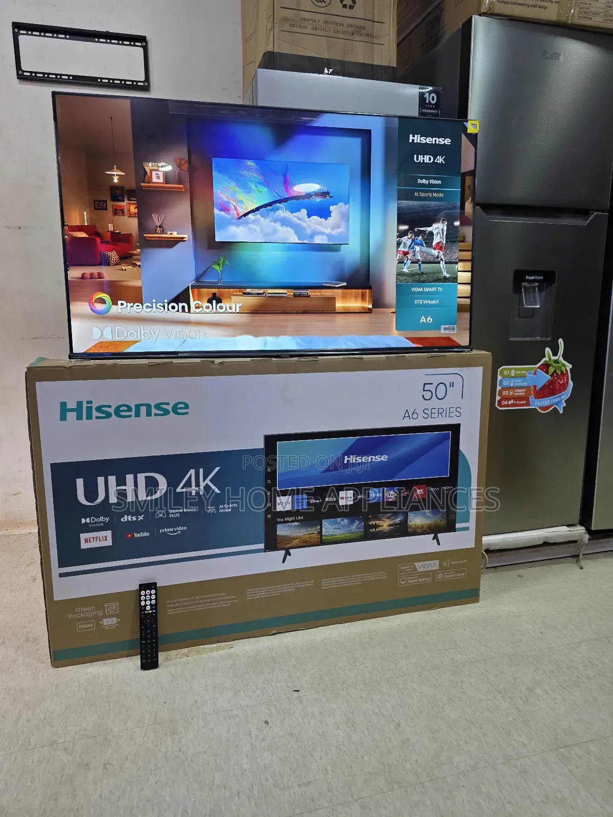 Beeyi Powa Sales on Hisense 50inches Vidaa Smart Tv With Dolby Atmos
