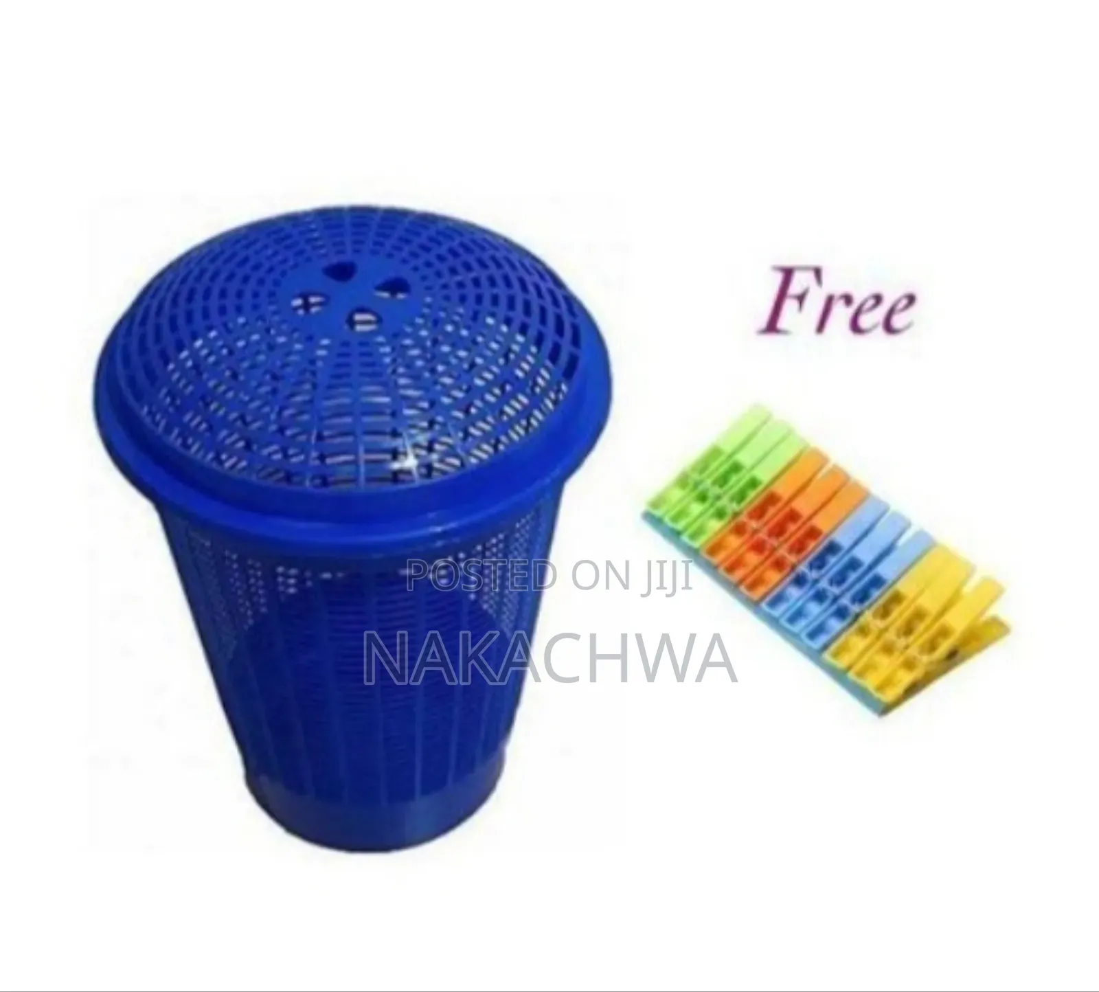 Laundry Basket Plus With Free 12 Cloth Peg