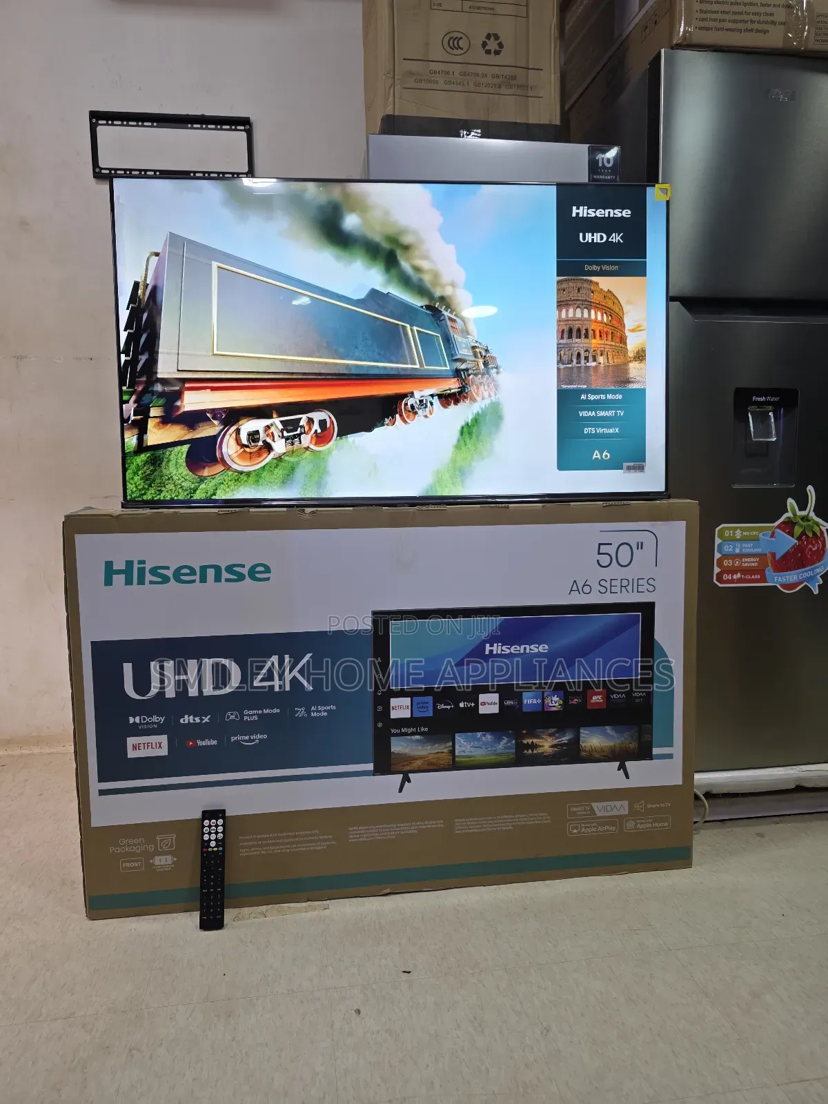 Hisense 50inches Uhd- Vidaa Smart Tv With 3 Years Warranty Period