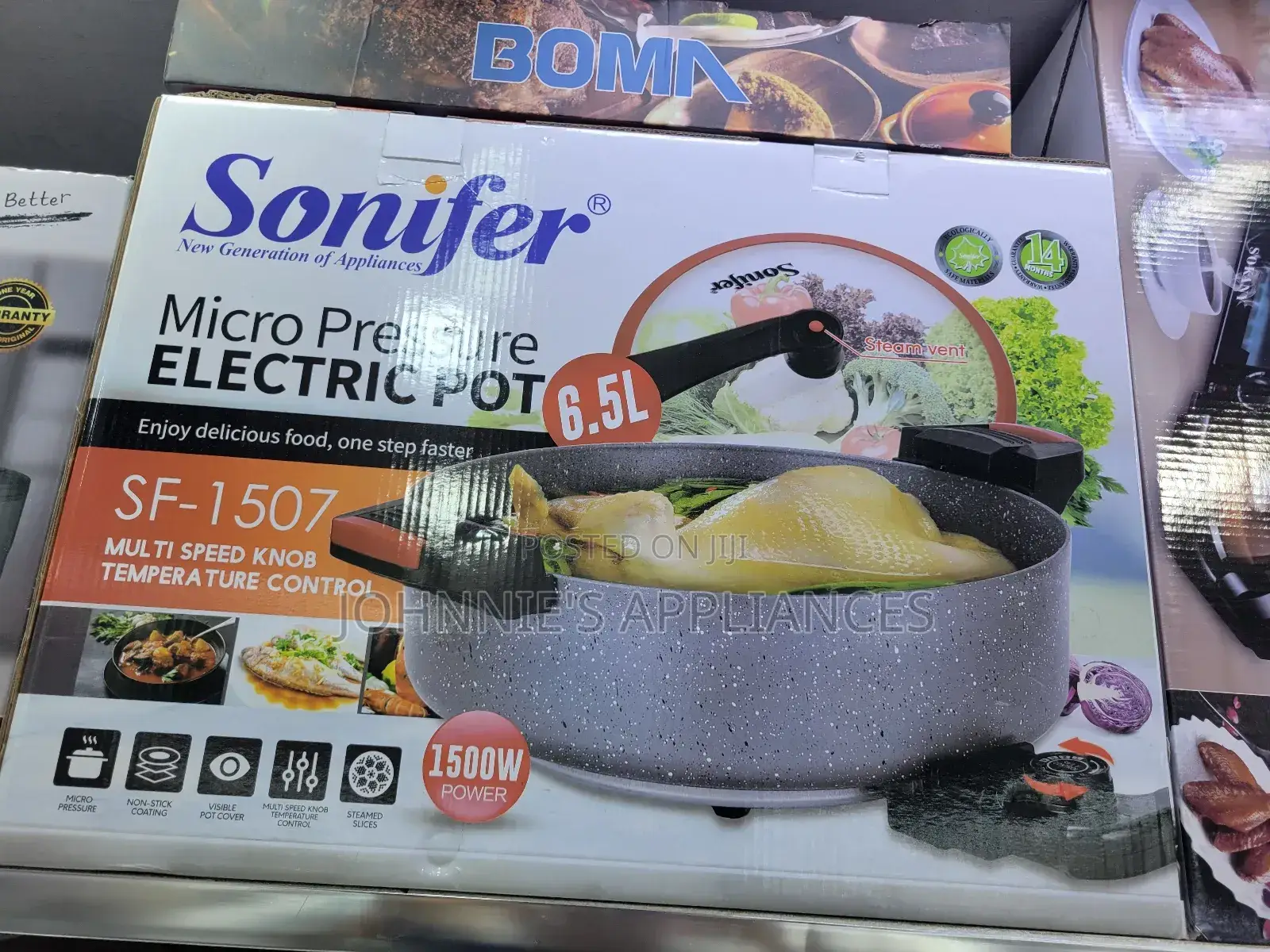 Sonifer Micro Pressure Electric Pot 6.5l