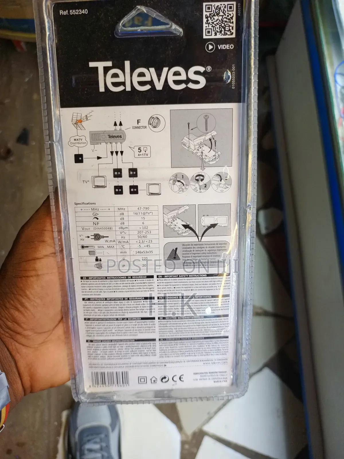 Indoor Domestic Tv Amplifier