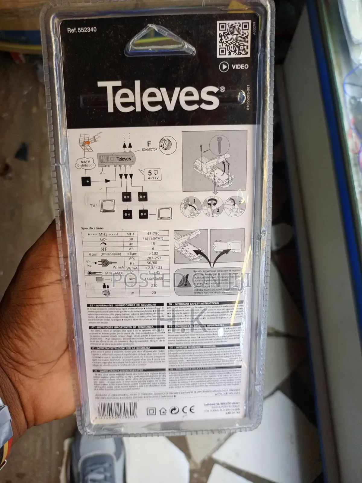 Indoor Domestic Tv Amplifier