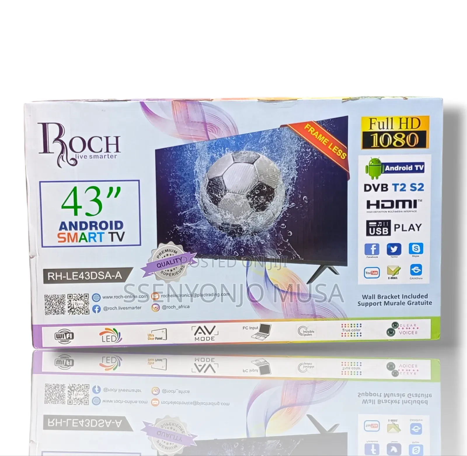 Roch 43" Android Smart Tv | Full Hd | Stream Netflix Youtube