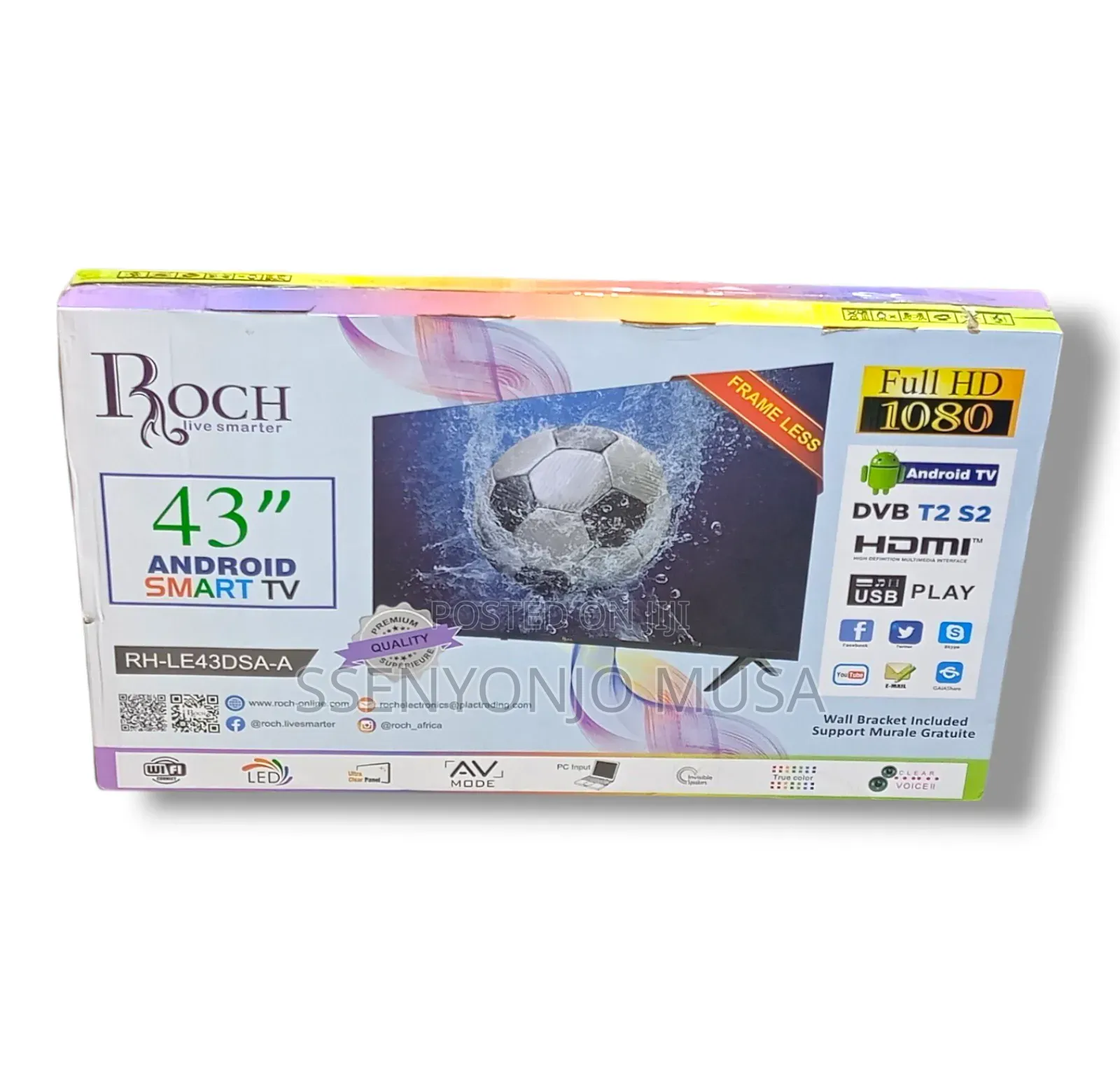 Roch 43" Android Smart Tv | Full Hd | Stream Netflix Youtube