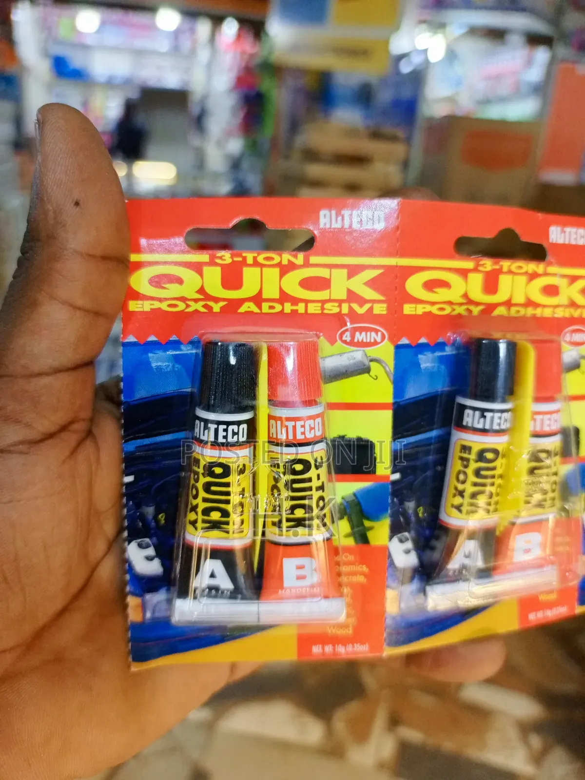 Alteco 3-Ton Quick Epoxy Adhesive.