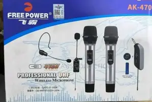Ak-470 Professional Uhf Wireless Microphone System.