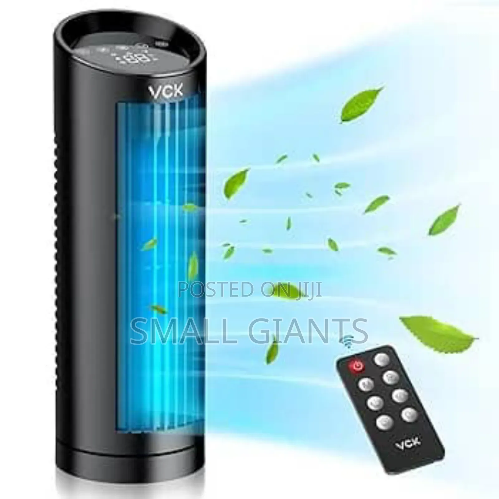 New Digital Silent Bladeless Tower Fan