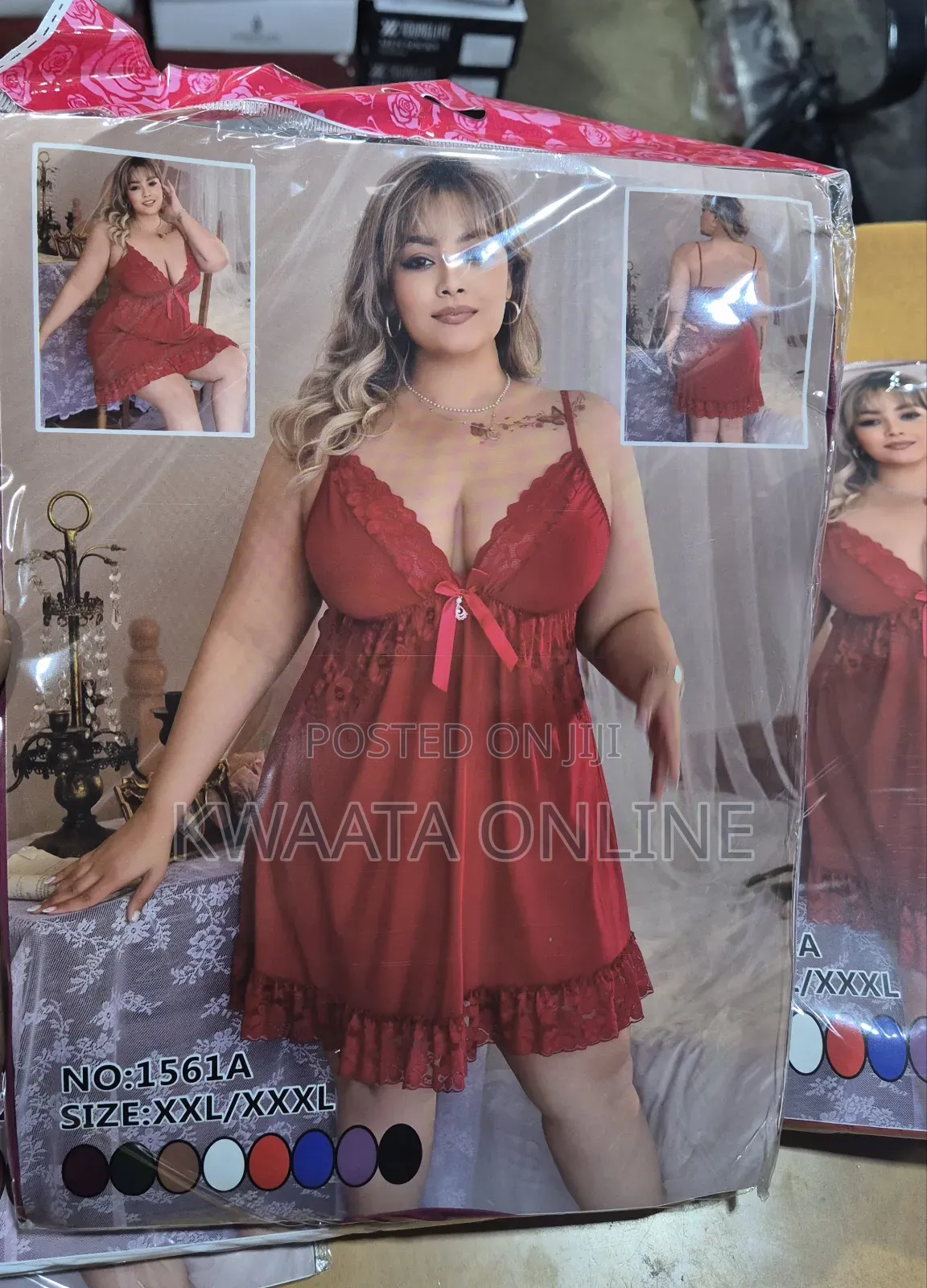 Women Extra Size Full Robe Mesh Chemise Babydol Cover Up