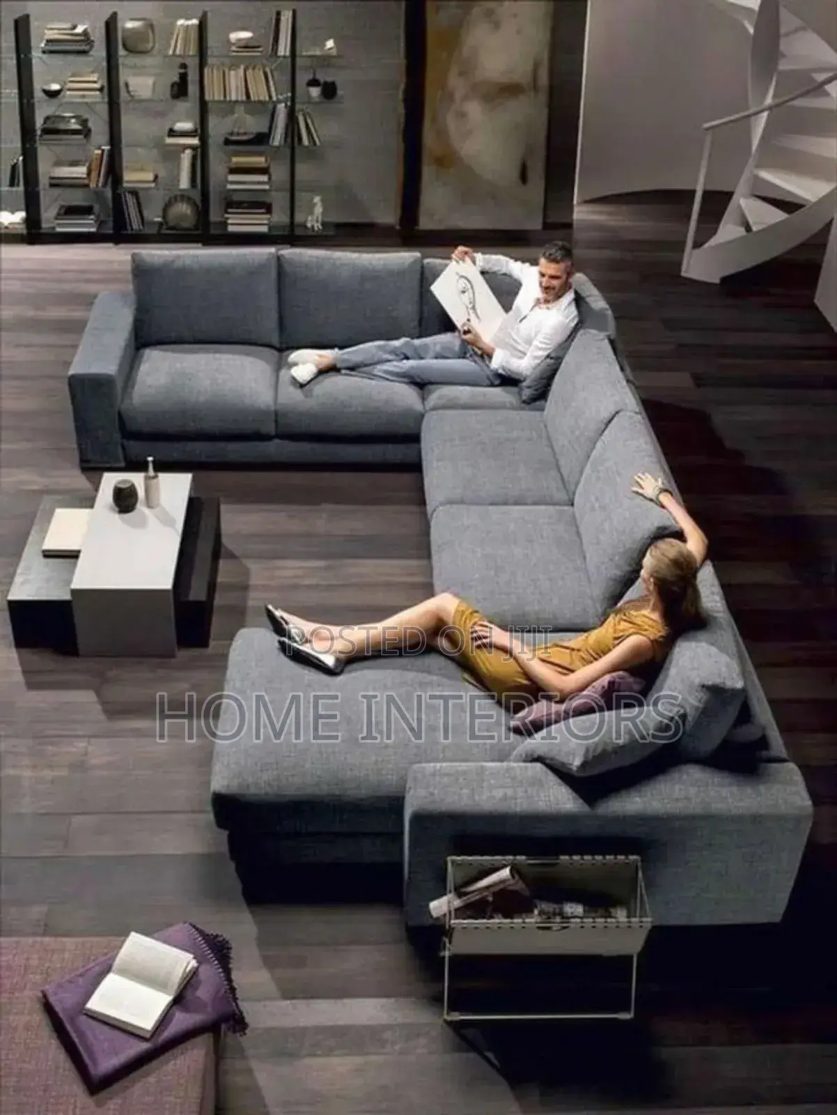 U Shaped Eight Seater Sofa Set