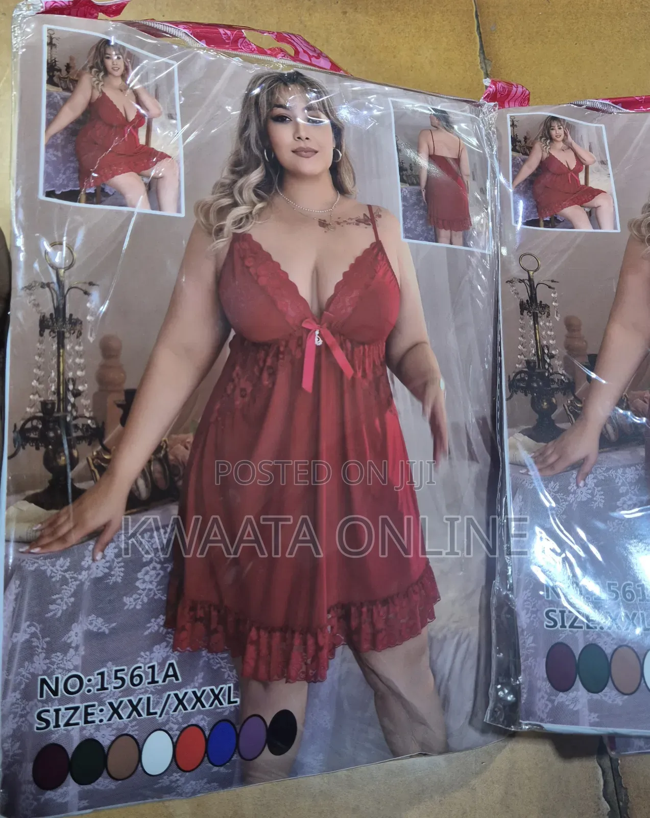 Women Extra Size Full Robe Mesh Chemise Babydol Cover Up
