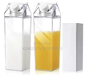 Portable Juice or Milk Bottles (Pair)