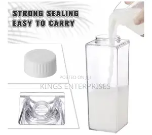 Portable Juice or Milk Bottles (Pair)