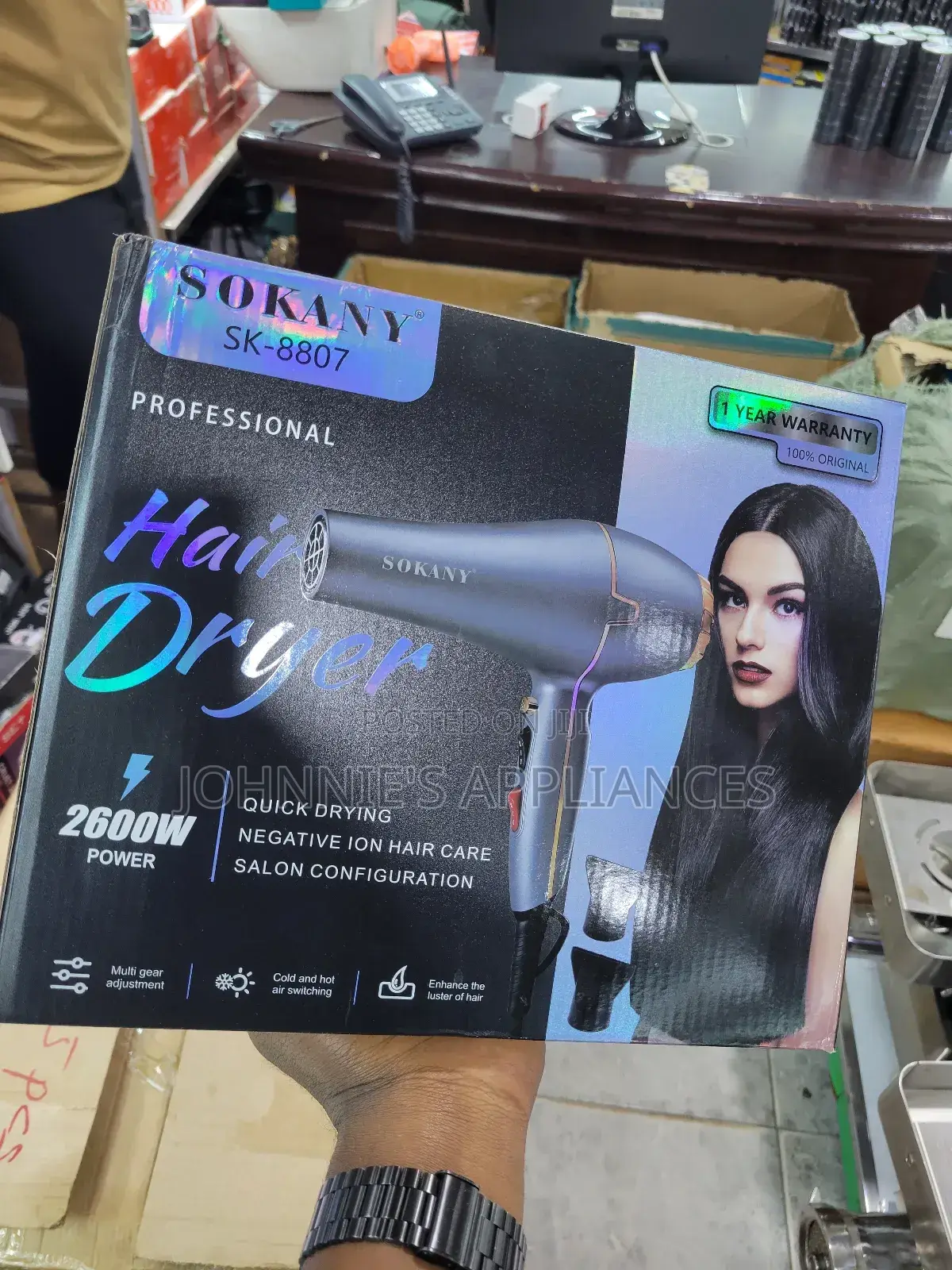 Sokany Professional Hair Dryer 2600watts Power