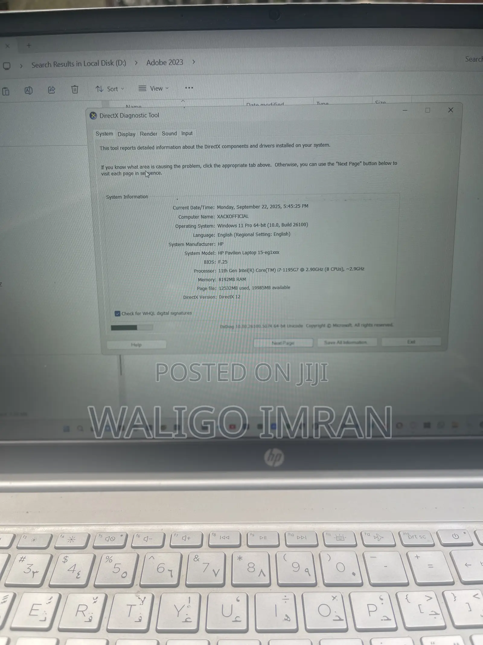 Laptop HP Pavilion 15 16GB Intel Core i7 SSD 1T