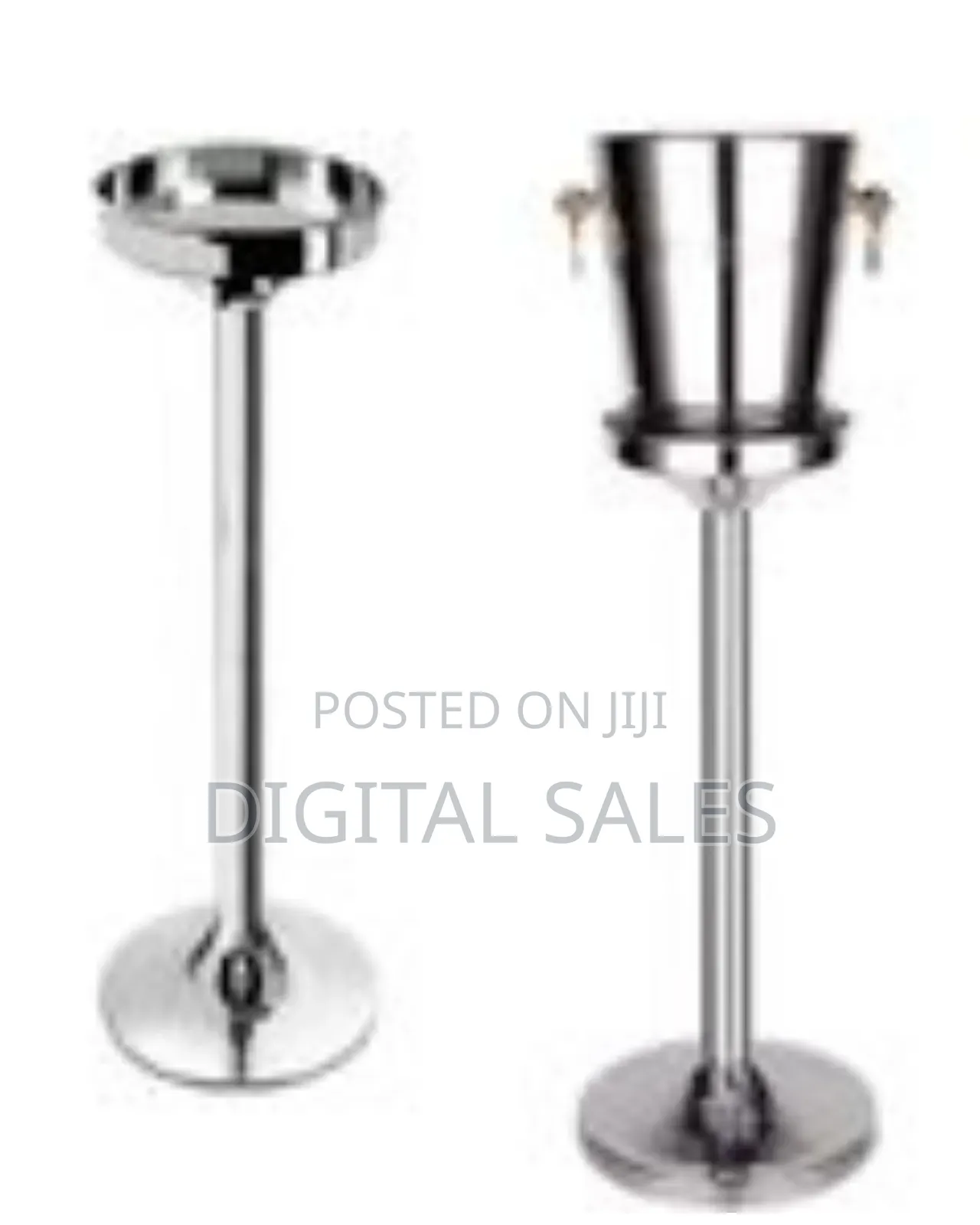 Commercial Stainless Ice Bucket Stand Holder Wine Champagne Bucket