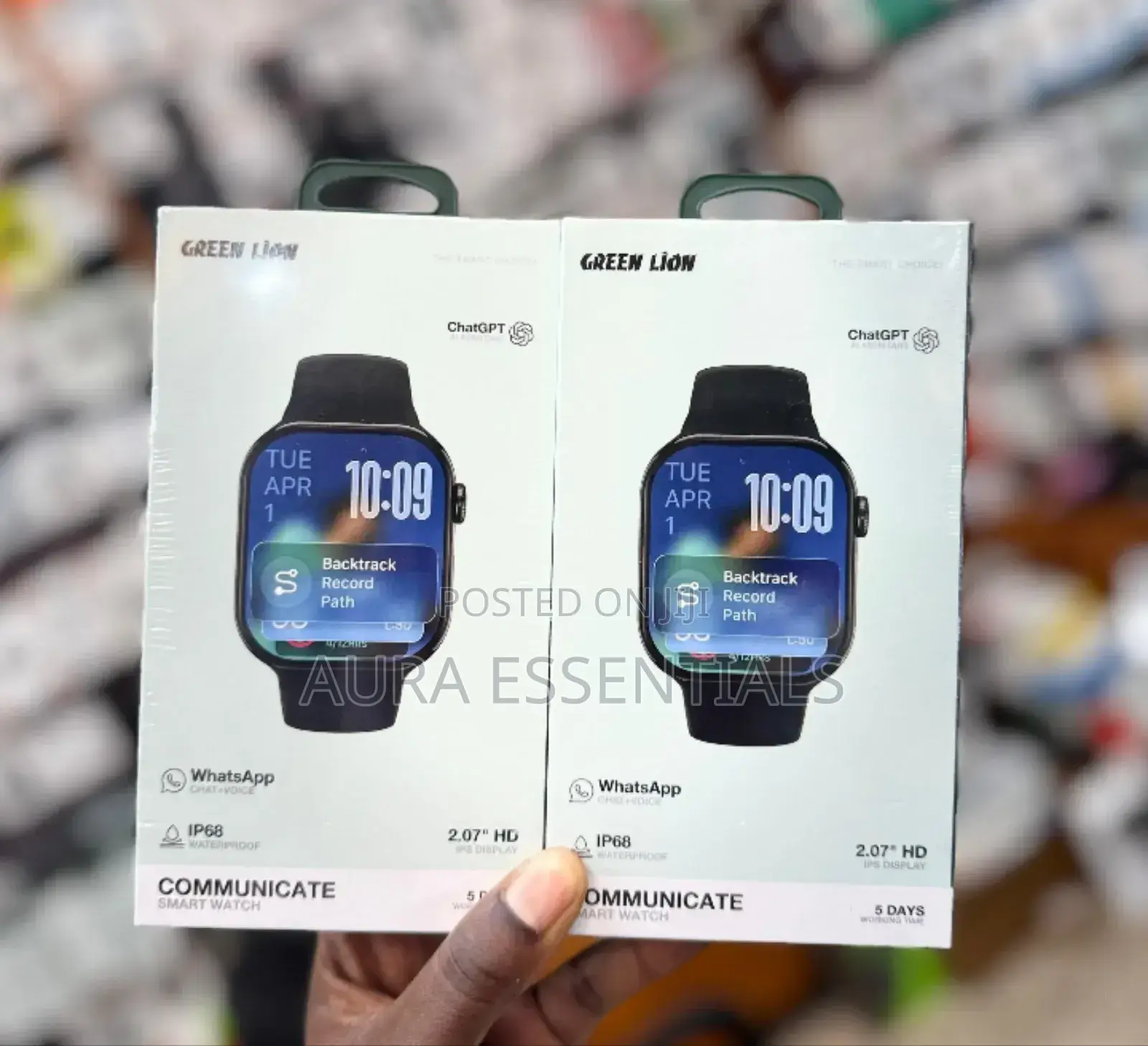 Green Lion Communicate Smart Watch With Whatsapp Chat & Voice