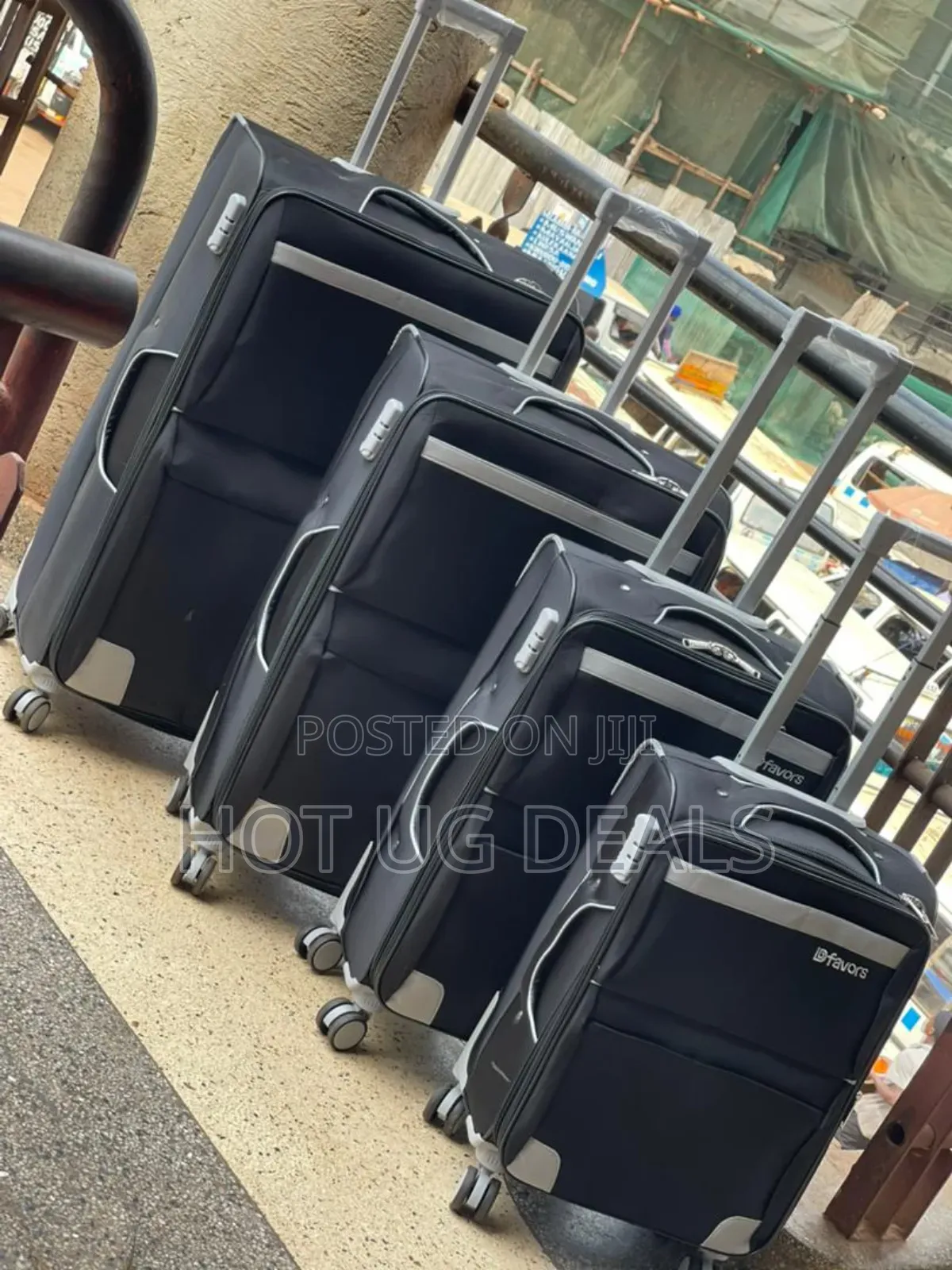 Set Of 4pcs Dfavor Travel Fabric Suitcases - (Small, Large, M & Xl)