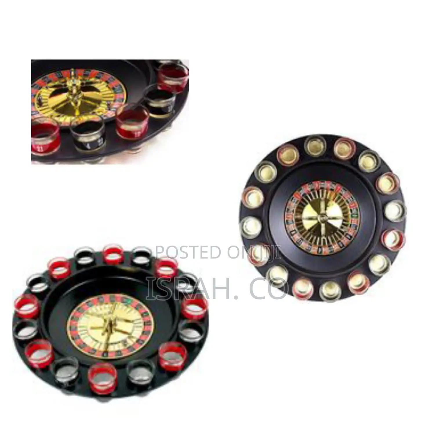 Shot Glass Roulette Drinking Game Set (2balls 16glasses)