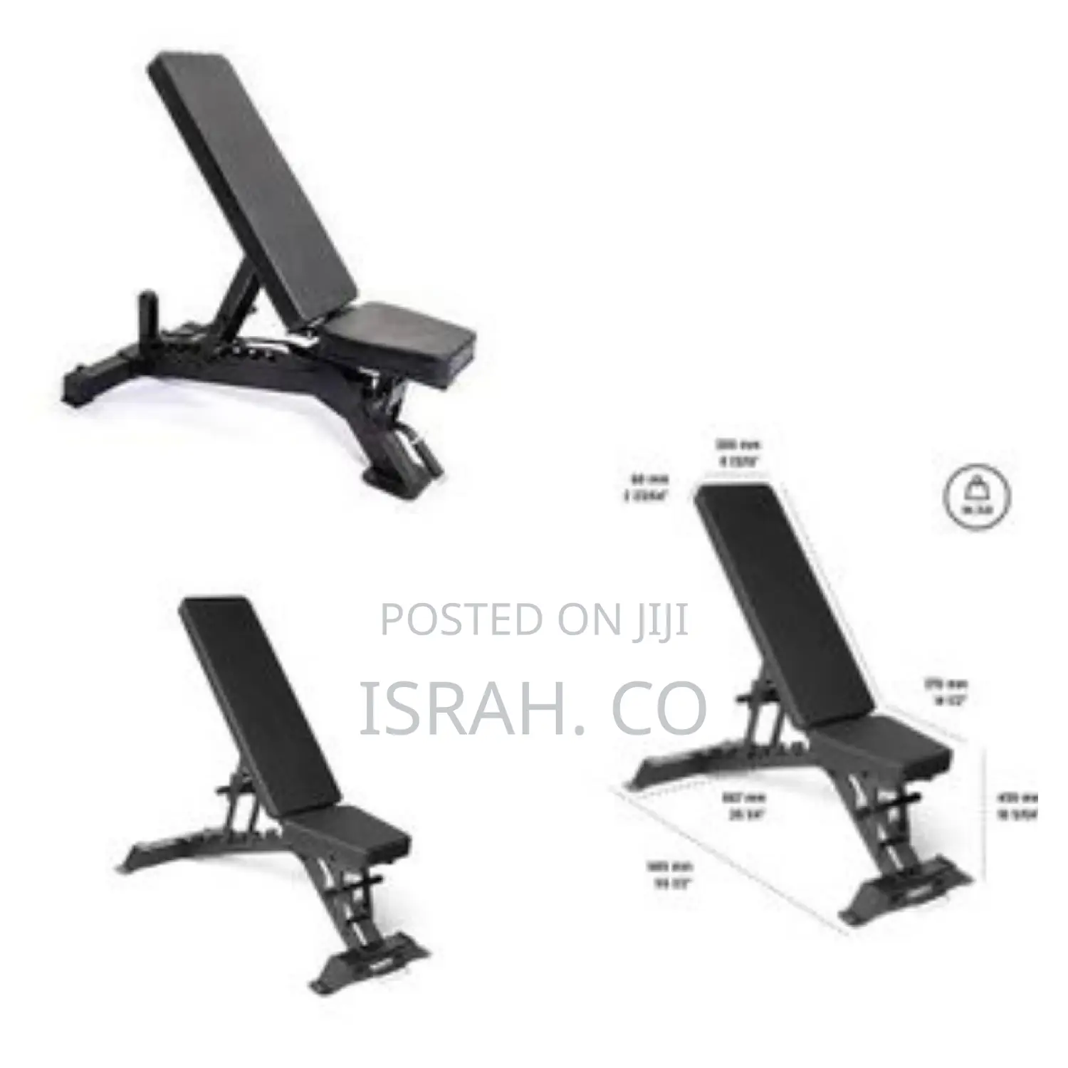 Adjustable Weight Bench-1000lb Heavy Capacity-