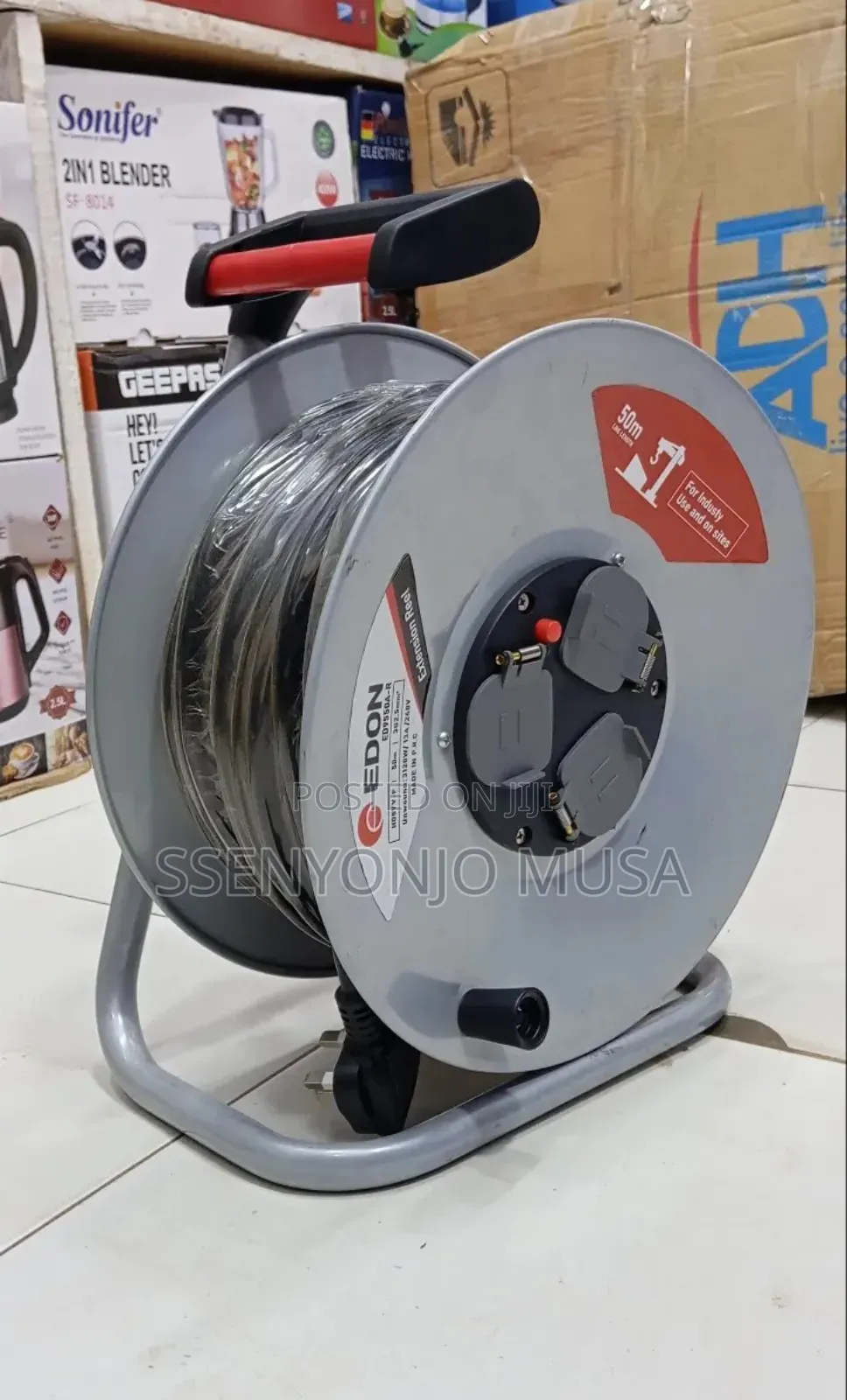 Edon 50m Heavy Duty Extension | 302.5mm Cable | 3120w Commercial Use