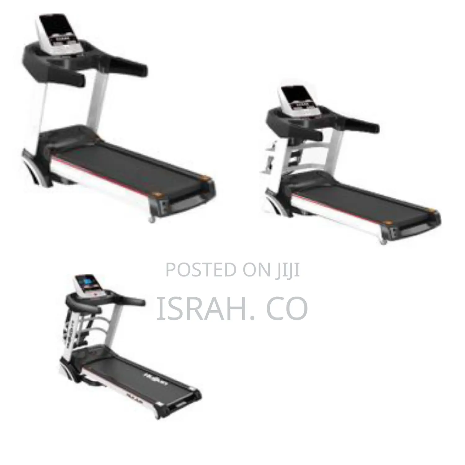 Treadmill 5.0hp Ac, LCD Screen Wifi 3 Speed Range Running Surface 1500