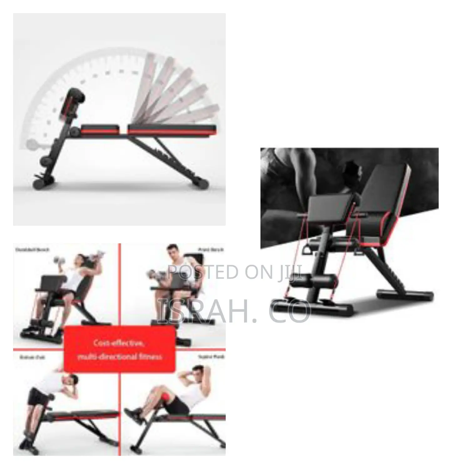Adjustable Weight Bench for Full Body Workout All-in-One