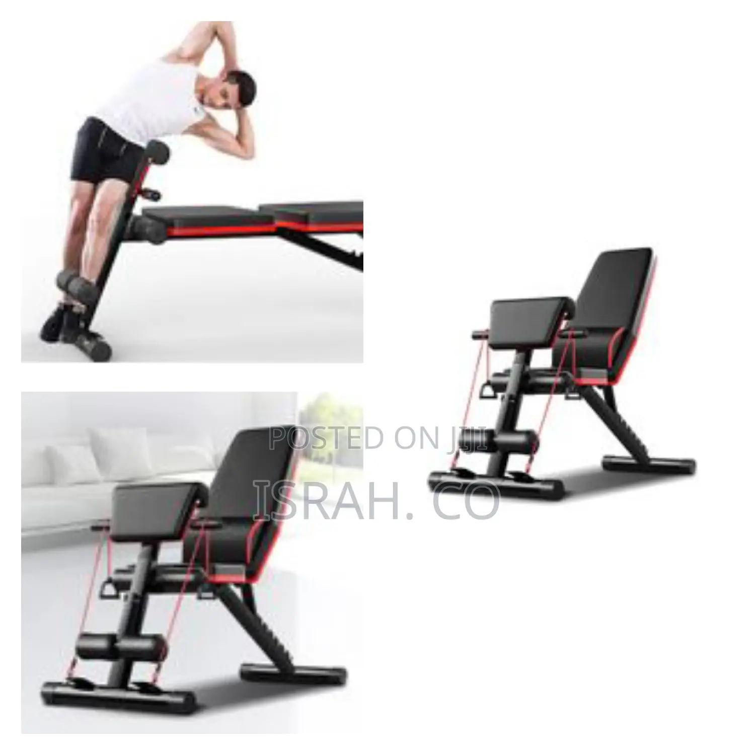 Adjustable Weight Bench for Full Body Workout All-in-One
