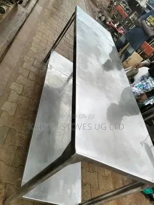 Stainless Steel Table With Lower Shelf